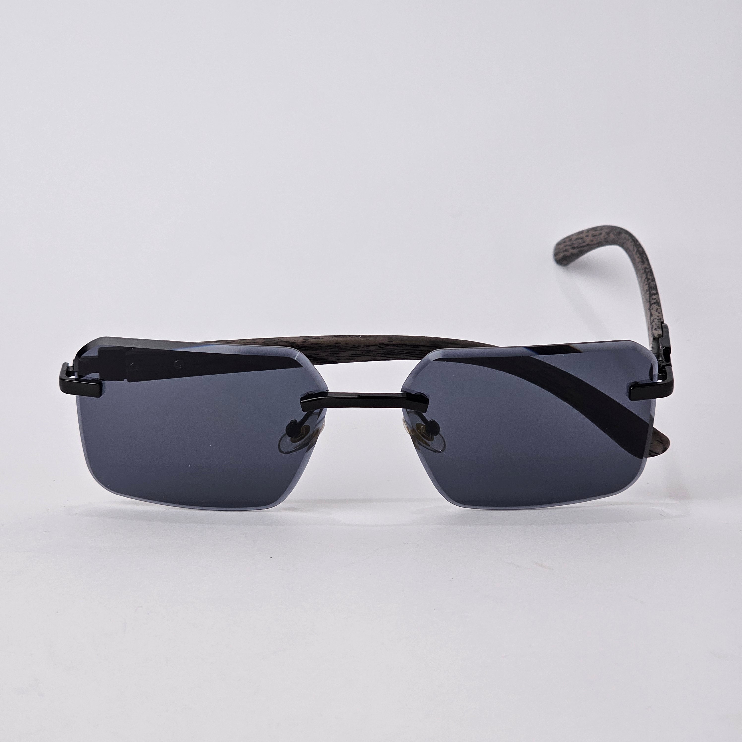 Rimless Wood - Unjaded - 22457 - Black