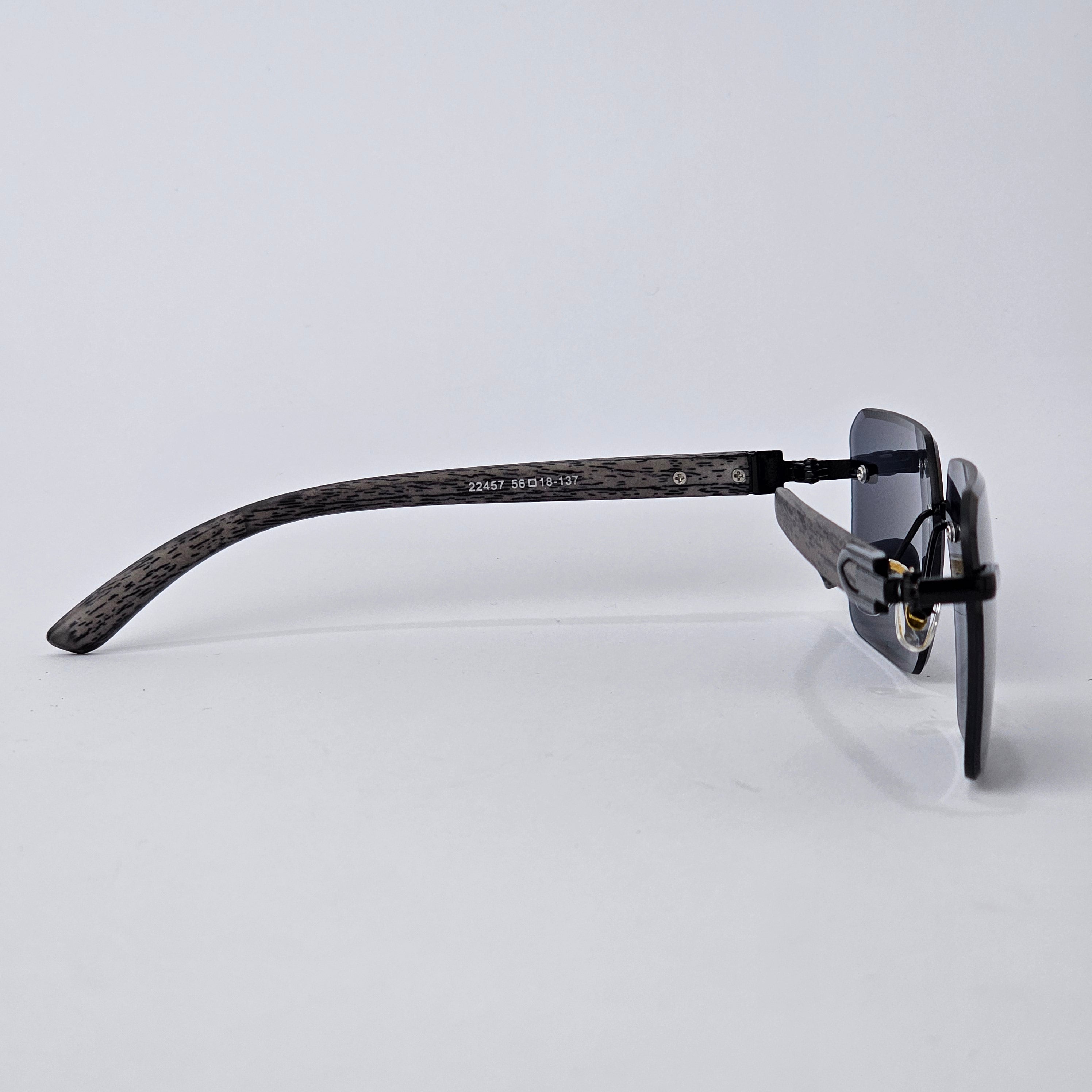 Rimless Wood - Unjaded - 22457 - Black