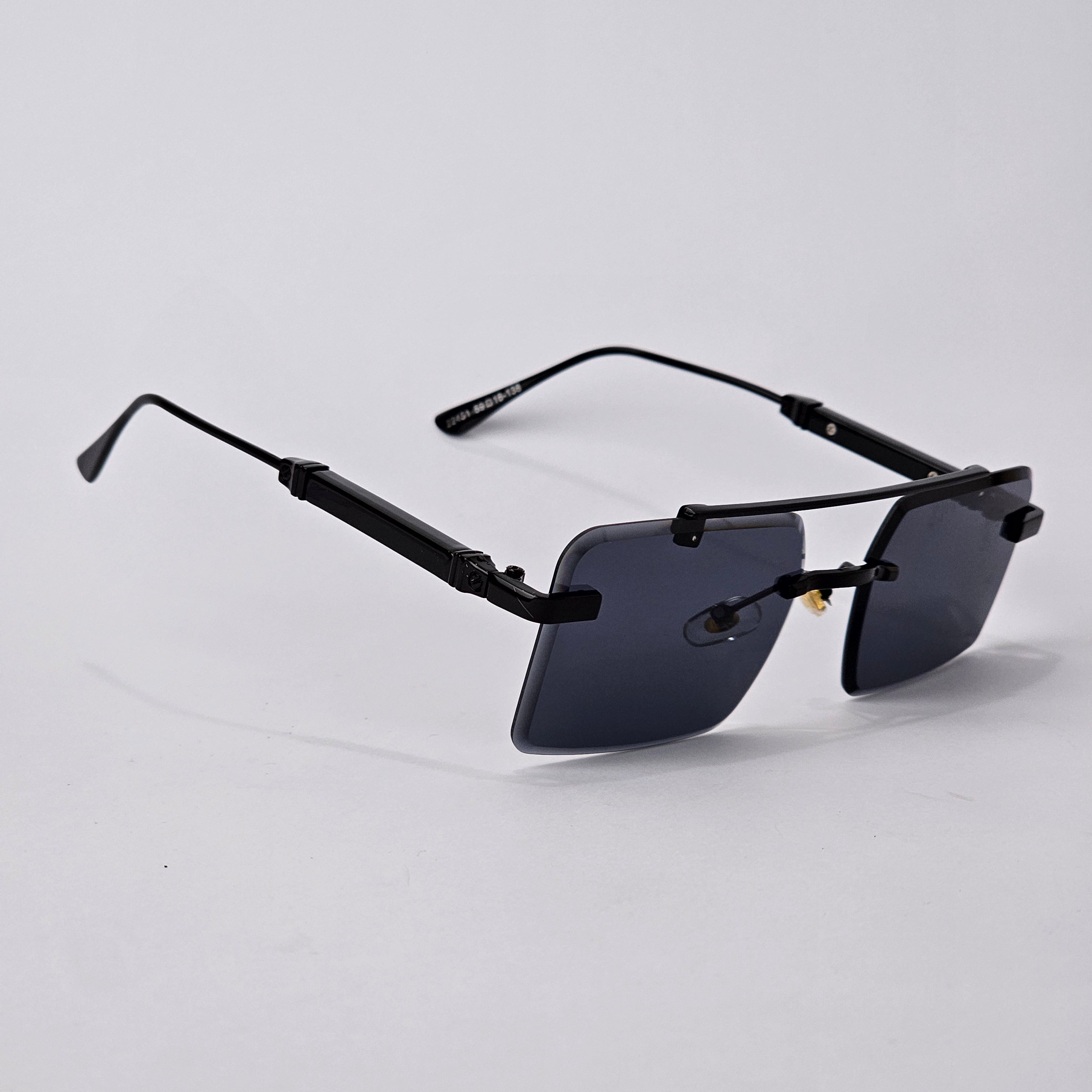 Rimless Bridge - Unjaded - 22451 - Black