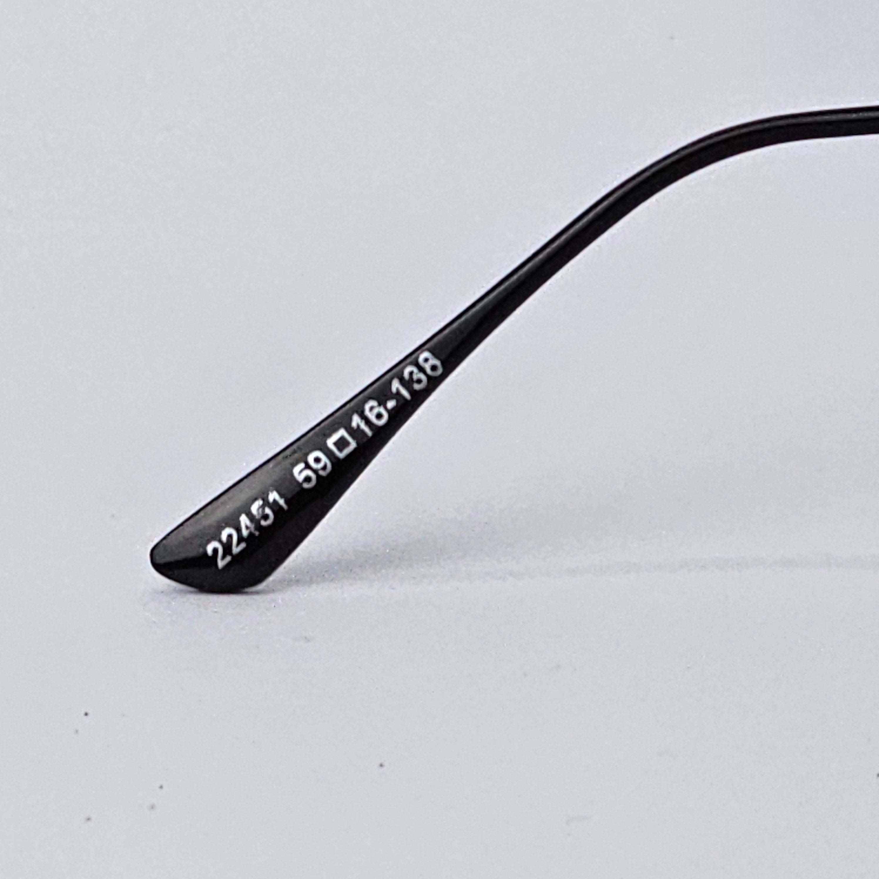 Rimless Bridge - Unjaded - 22451 - Black