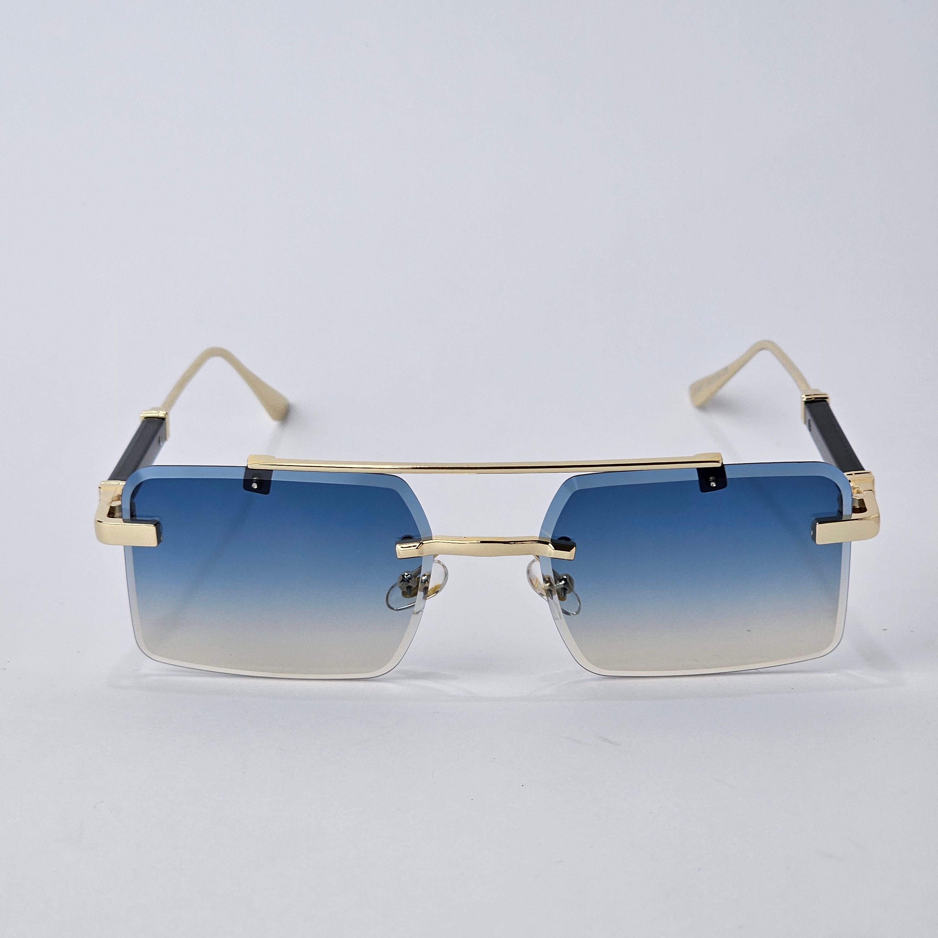 Rimless Bridge - Unjaded - 22451 - Gold/Blue