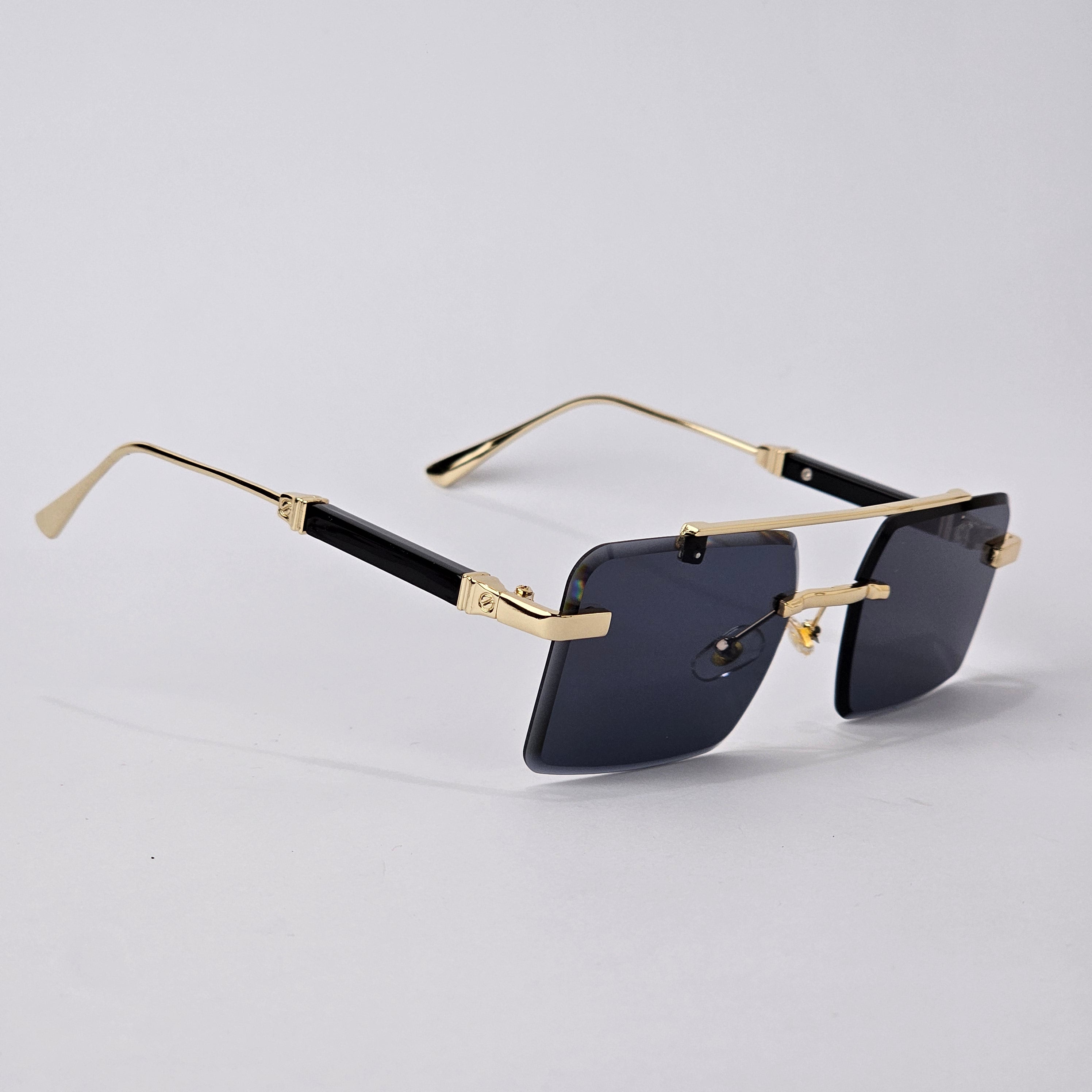 Rimless Bridge - Unjaded - 22451 - Gold/Black