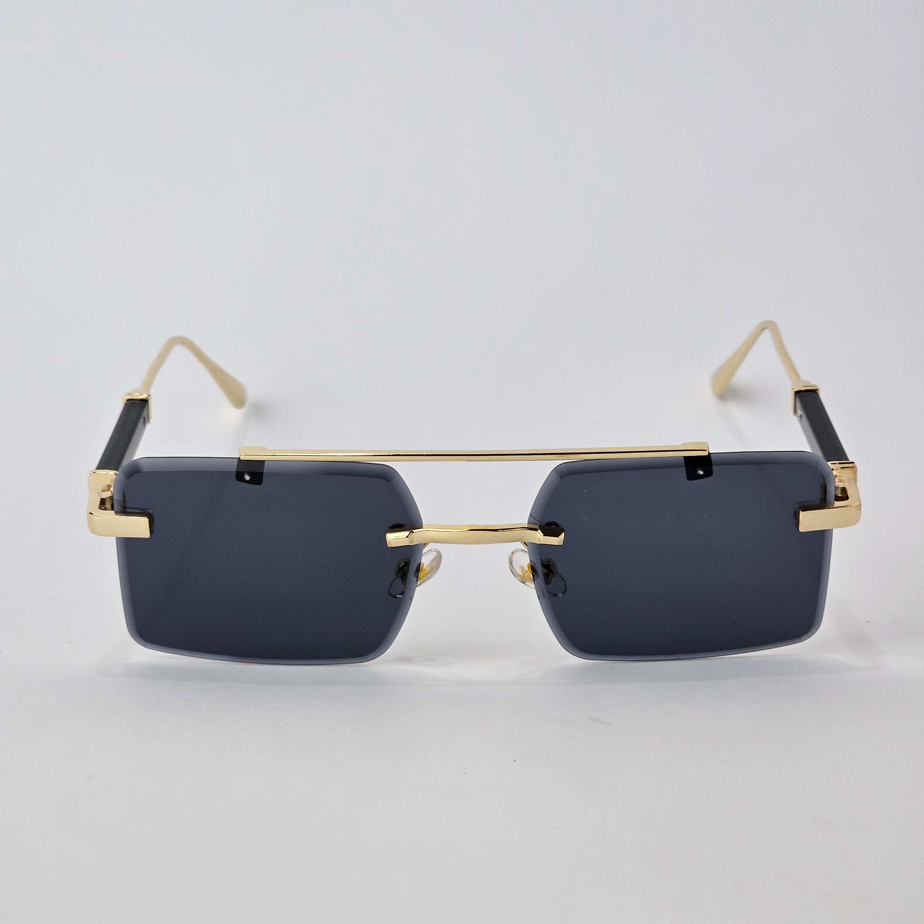 Rimless Bridge - Unjaded - 22451 - Gold/Black