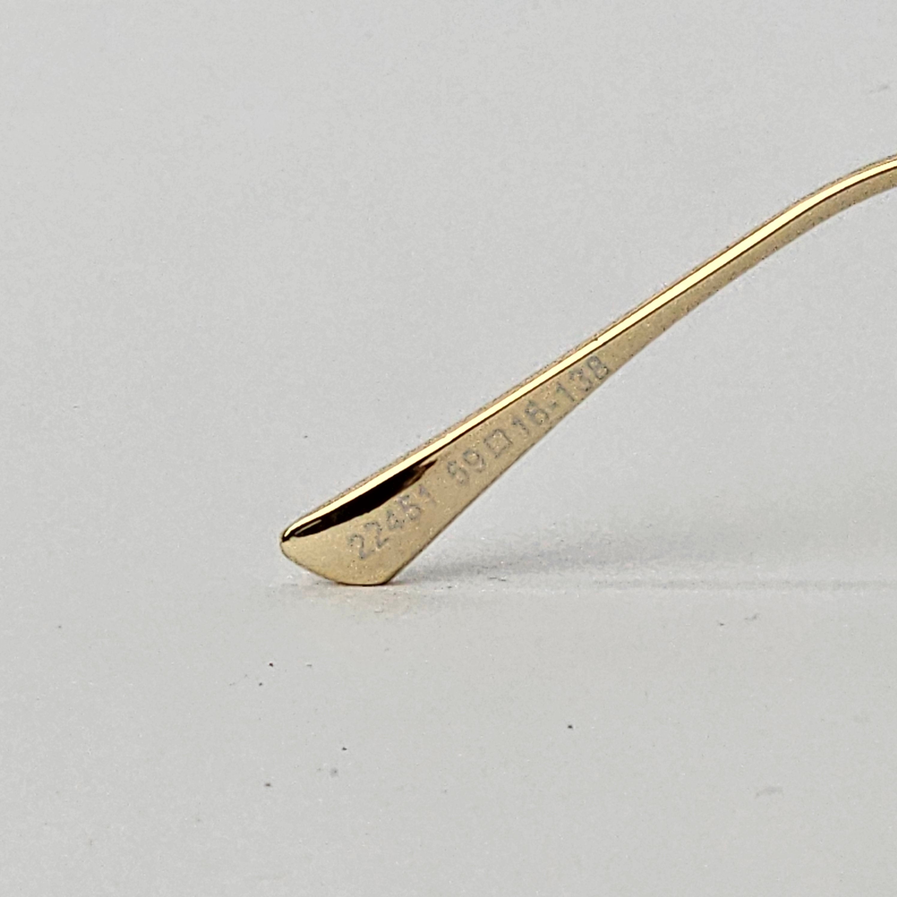 Rimless Bridge - Unjaded - 22451 - Gold/Brown