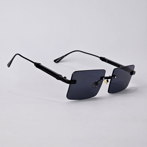 Rimless Rectangle - Unjaded - 22454 - Black