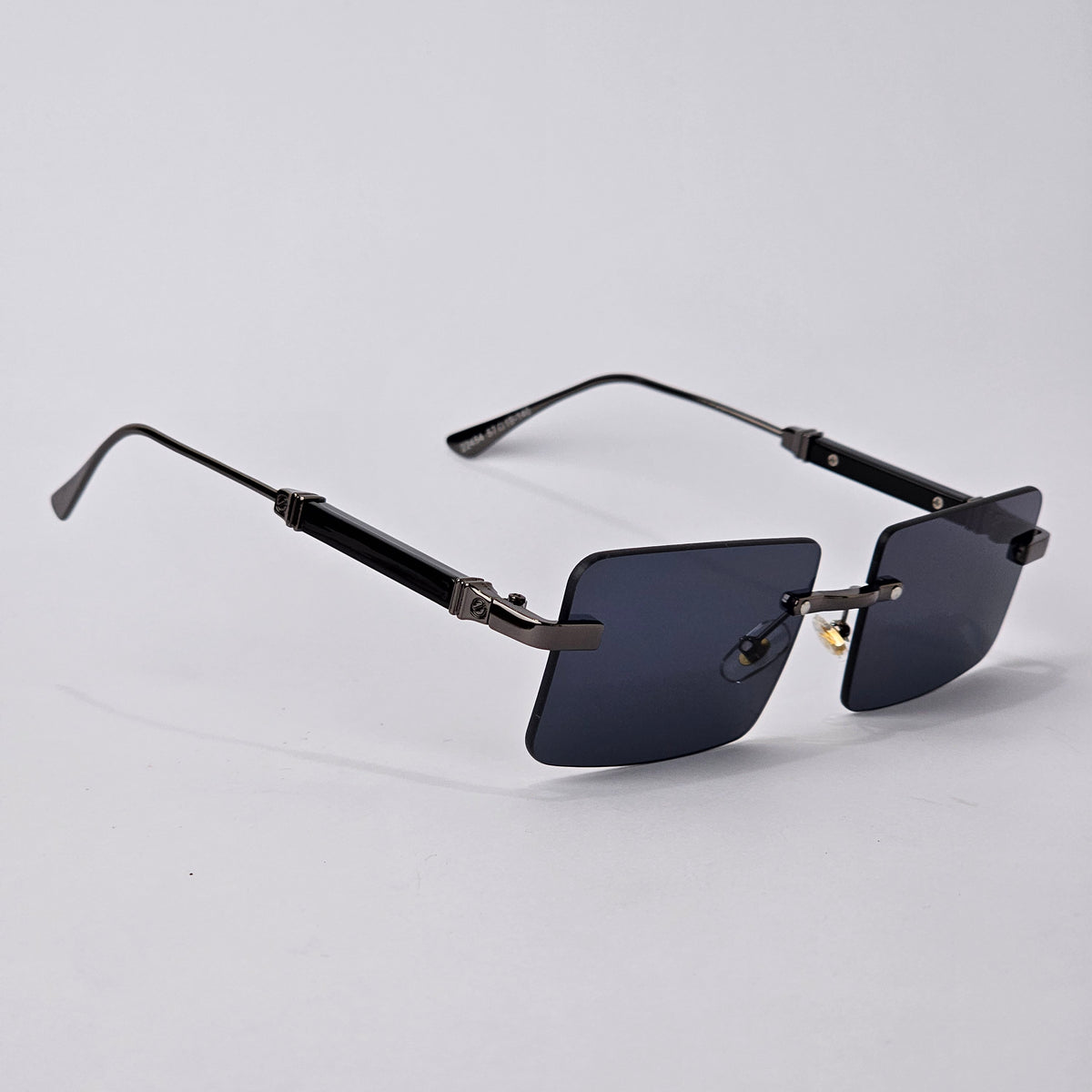 Rimless Rectangle - Unjaded - 22454 - Gun Metal
