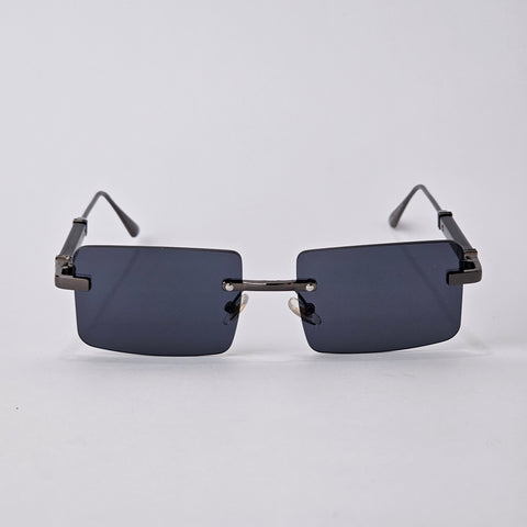 Rimless Rectangle - Unjaded - 22454 - Gun Metal