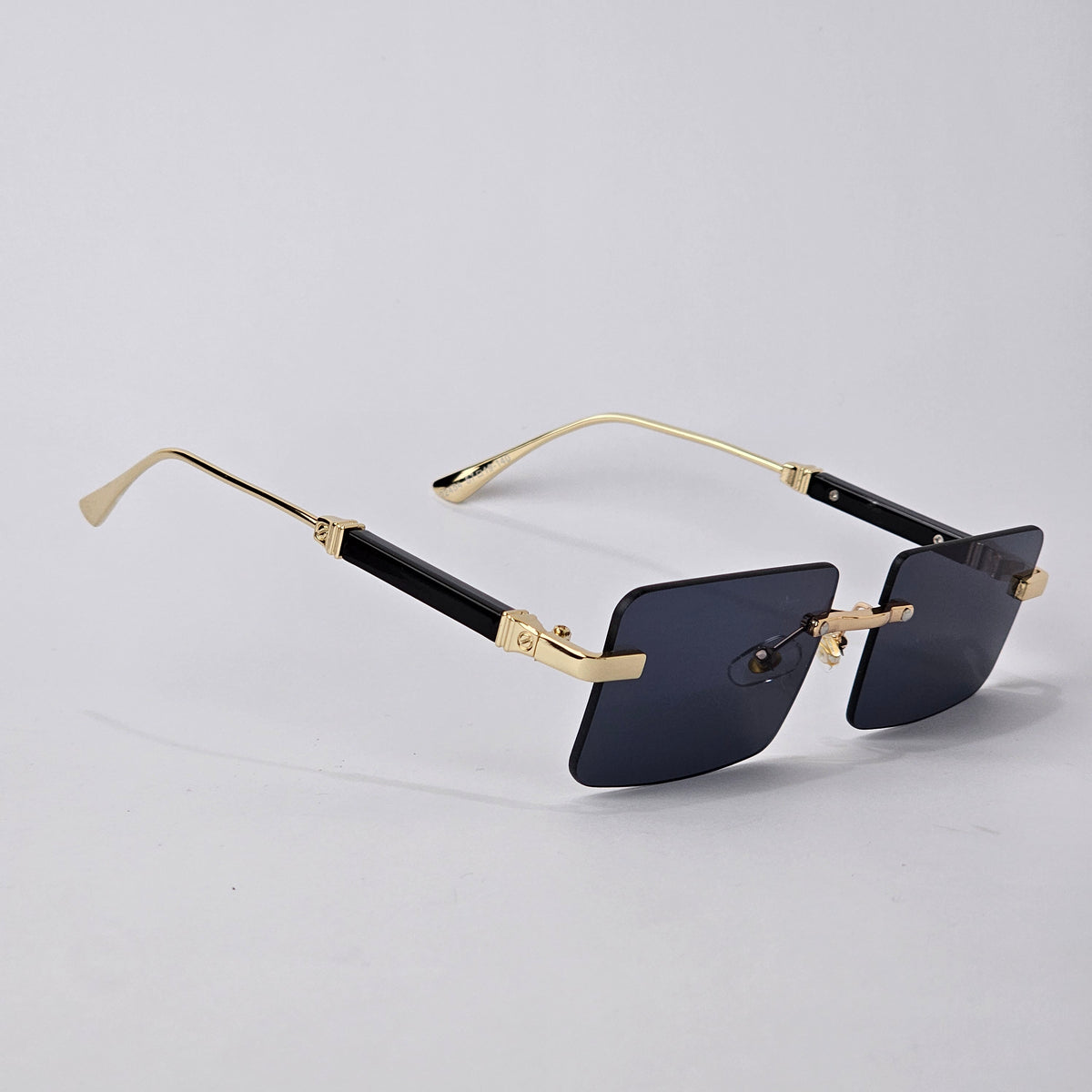 Rimless Rectangle - Unjaded - 22454 - Gold/Black