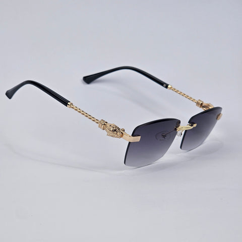 Rimless Engravings - Unjaded - Gold/Black