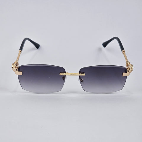 Rimless Engravings - Unjaded - Gold/Black