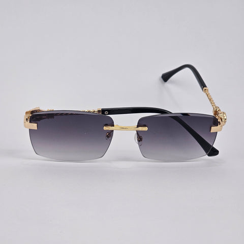 Rimless Engravings - Unjaded - Gold/Black