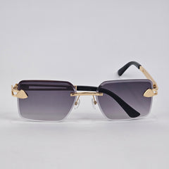 Rimless Triangle - Unjaded - Gold/Black