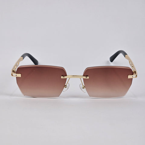 Rimless Emblem - Maybach - Gold/Brown