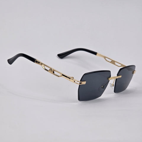 Rimless Emblem - Maybach - Gold/Black