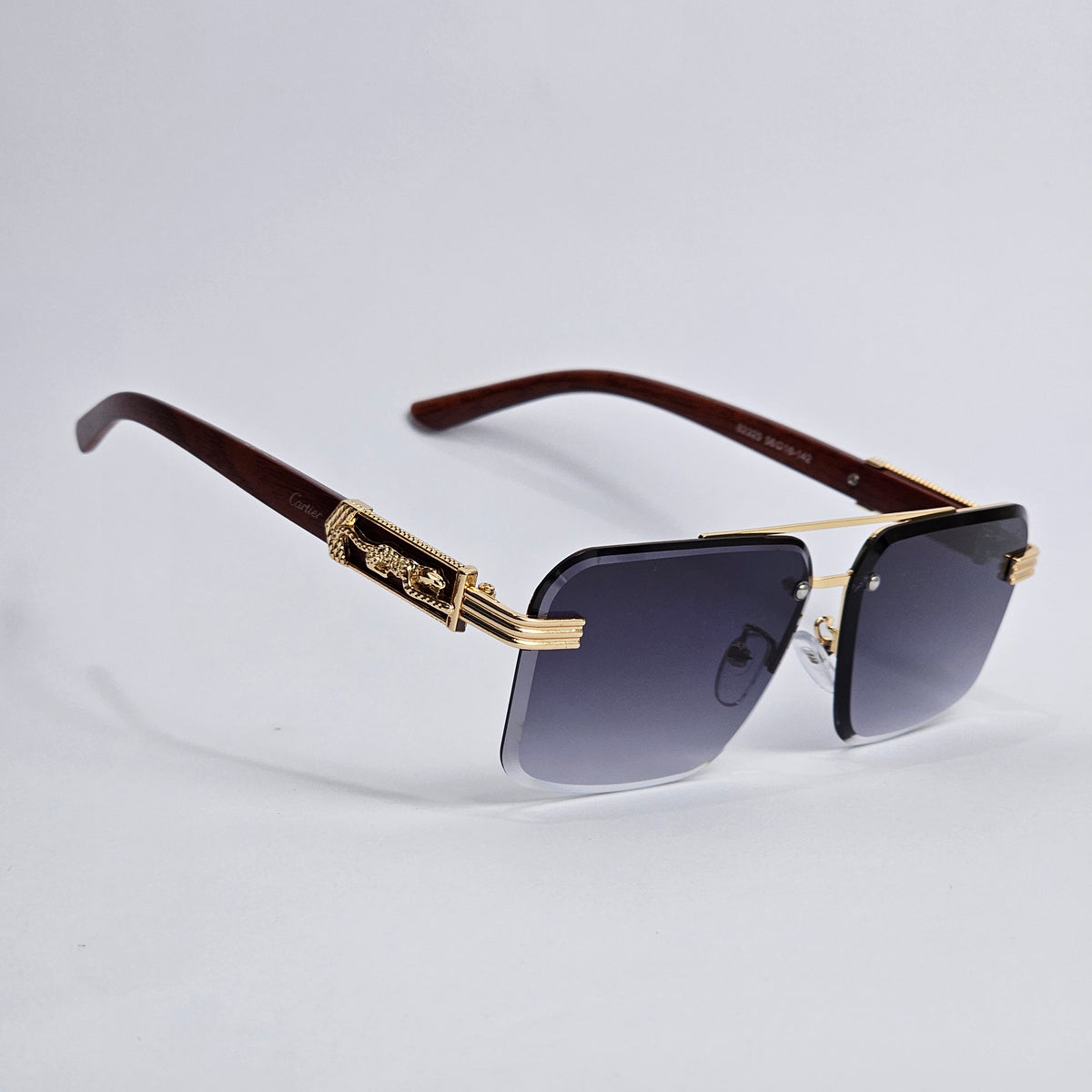 Cartier Rimless PANTHER - 82325 - Gold/Black
