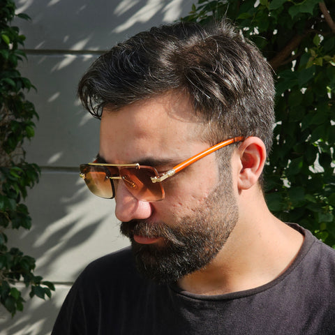 Rimless Bridged Wood - Unjaded - 22510