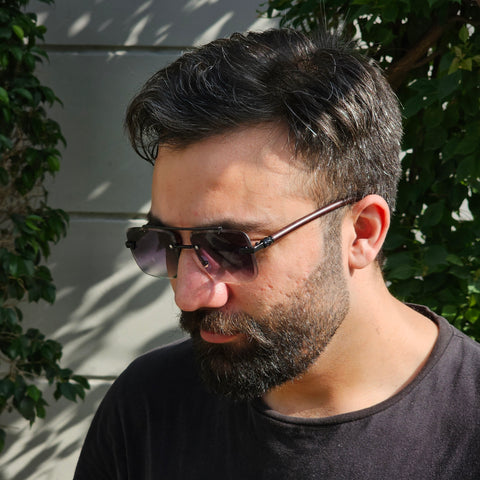 Rimless Bridged Wood - Unjaded - 22510