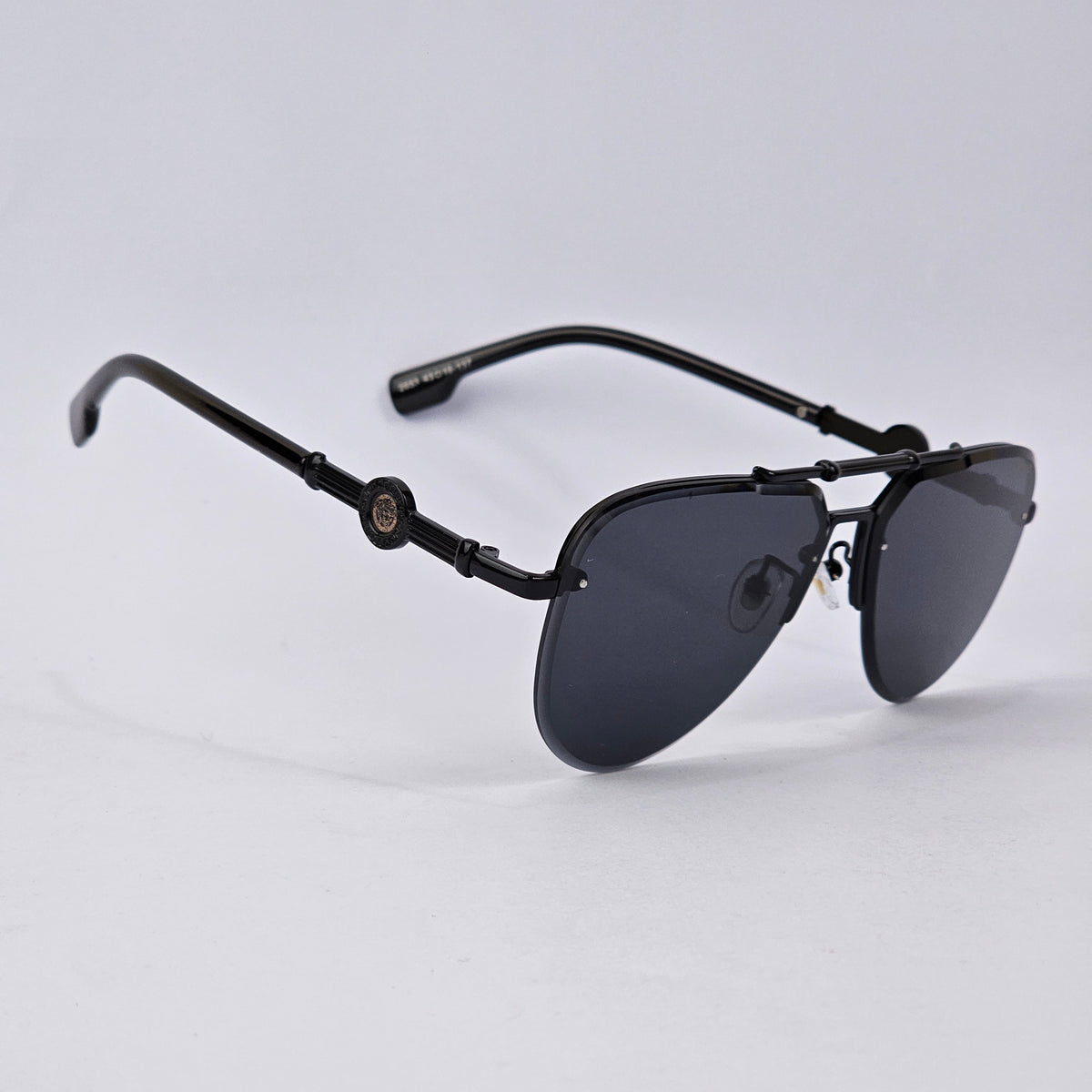 Bling Aviators - Versace - 2653 - Black
