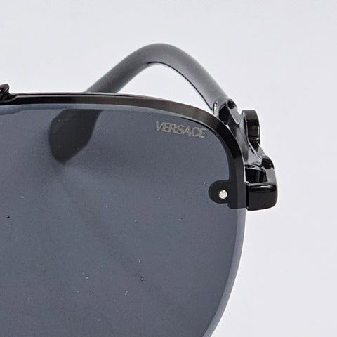 Bling Aviators - Versace - 2653 - Black