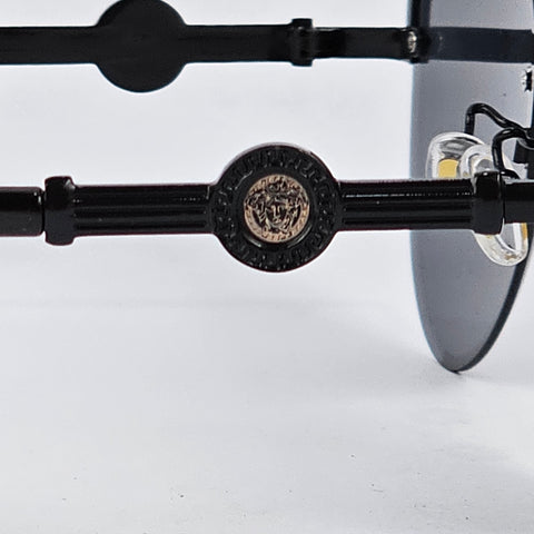 Bling Aviators - Versace - 2653 - Black