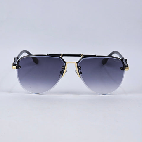 Bling Aviators - Versace - 2653 - Gold/Black