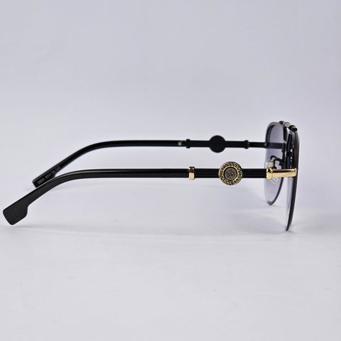 Bling Aviators - Versace - 2653 - Gold/Black