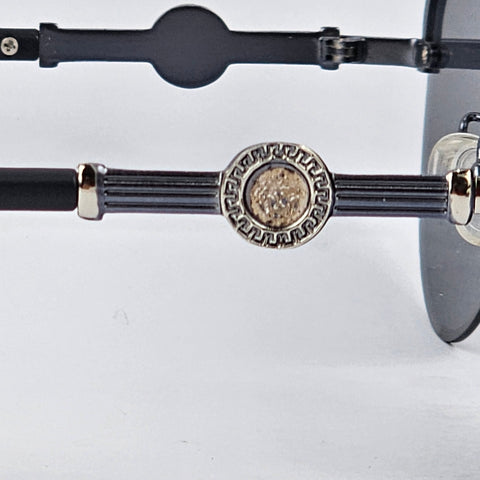 Bling Aviators - Versace - 2653 - Silver