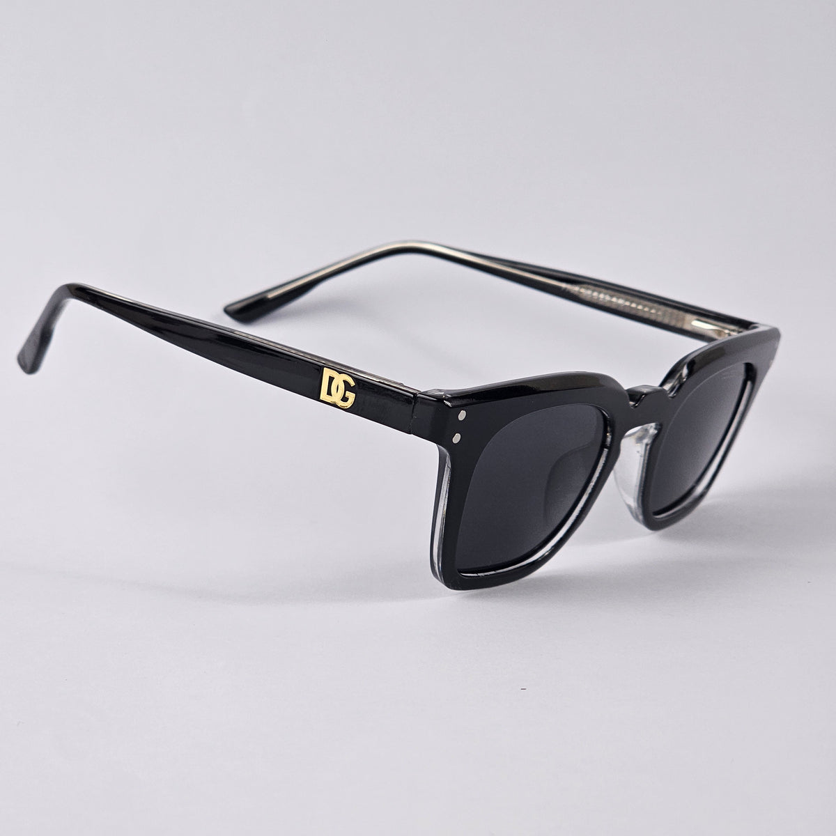 Square - D&G - Acetate - 7707 - Black/Gloss