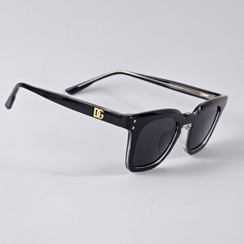Square - D&G - Acetate - 7707 - Black/Gloss