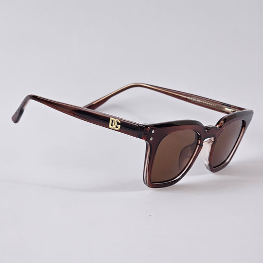 Square - D&G - Acetate - 7707 - Brown