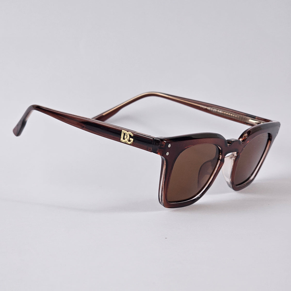 Square - D&G - Acetate - 7707 - Brown