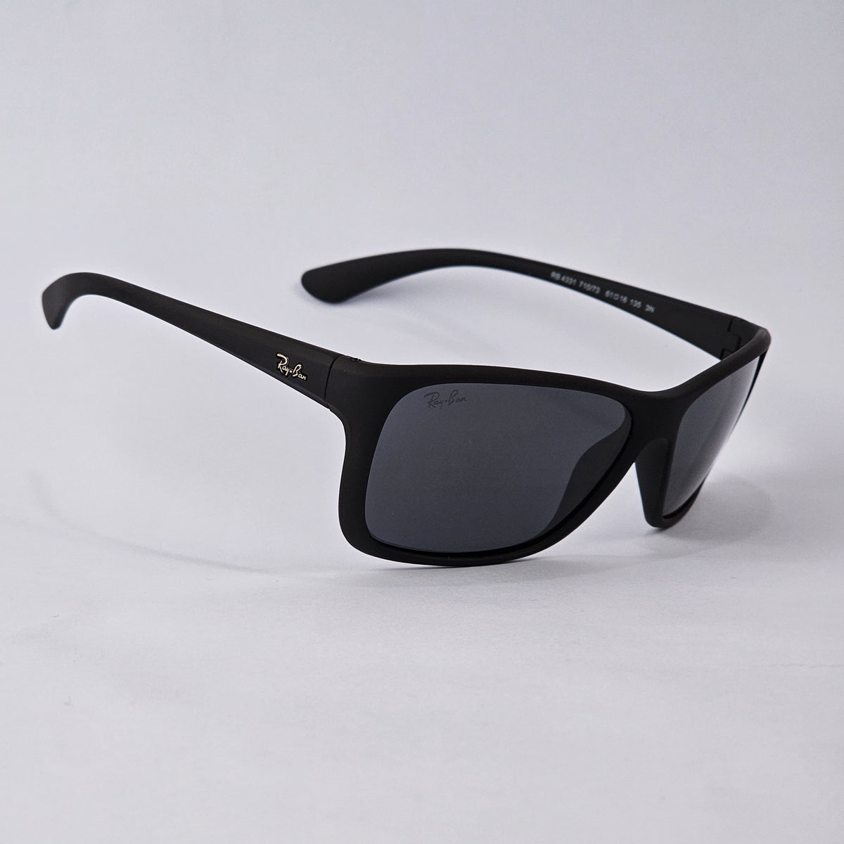 Wide (Lightweight) - RB - 4331 - Polarized - Black