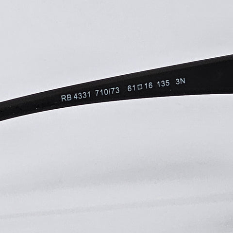 Wide (Lightweight) - RB - 4331 - Polarized - Black