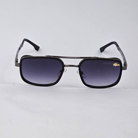 Rectangle Cup - Lacoste - 9017 - Gun Metal - Unisex