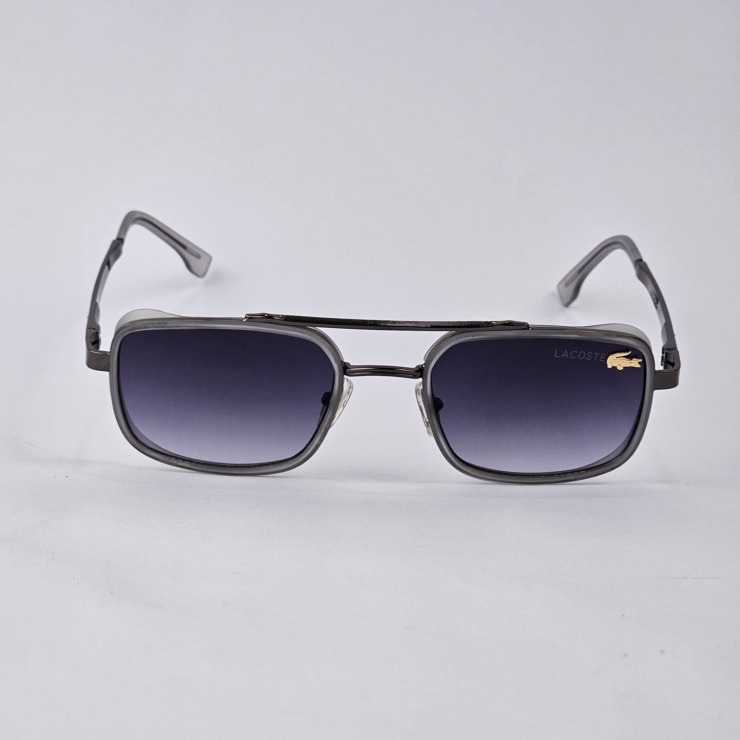Rectangle Cup - Lacoste - 9017 - Gun Metal/White - Unisex