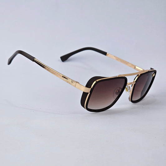 Rectangle Cup - Lacoste - 9017 - Gold/Brown - Unisex