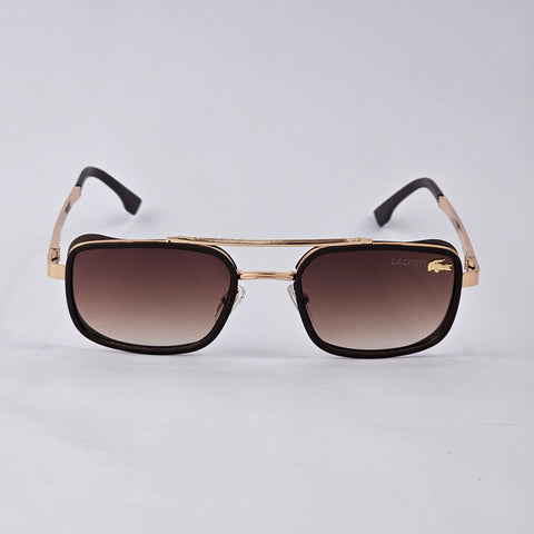 Rectangle Cup - Lacoste - 9017 - Gold/Brown - Unisex