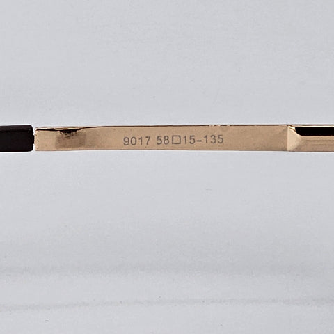 Rectangle Cup - Lacoste - 9017 - Gold/Brown - Unisex