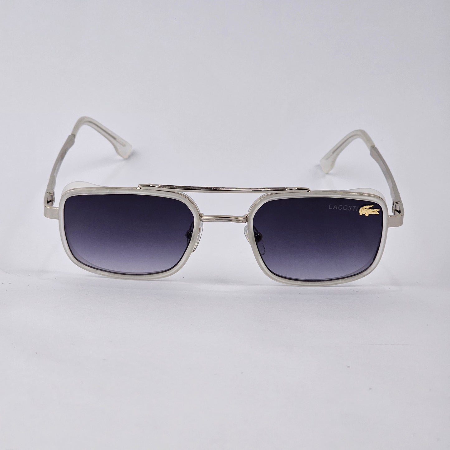 Rectangle Cup - Lacoste - 9017 - Silver/White - Unisex