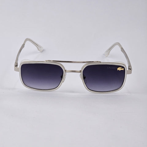 Rectangle Cup - Lacoste - 9017 - Silver/White - Unisex