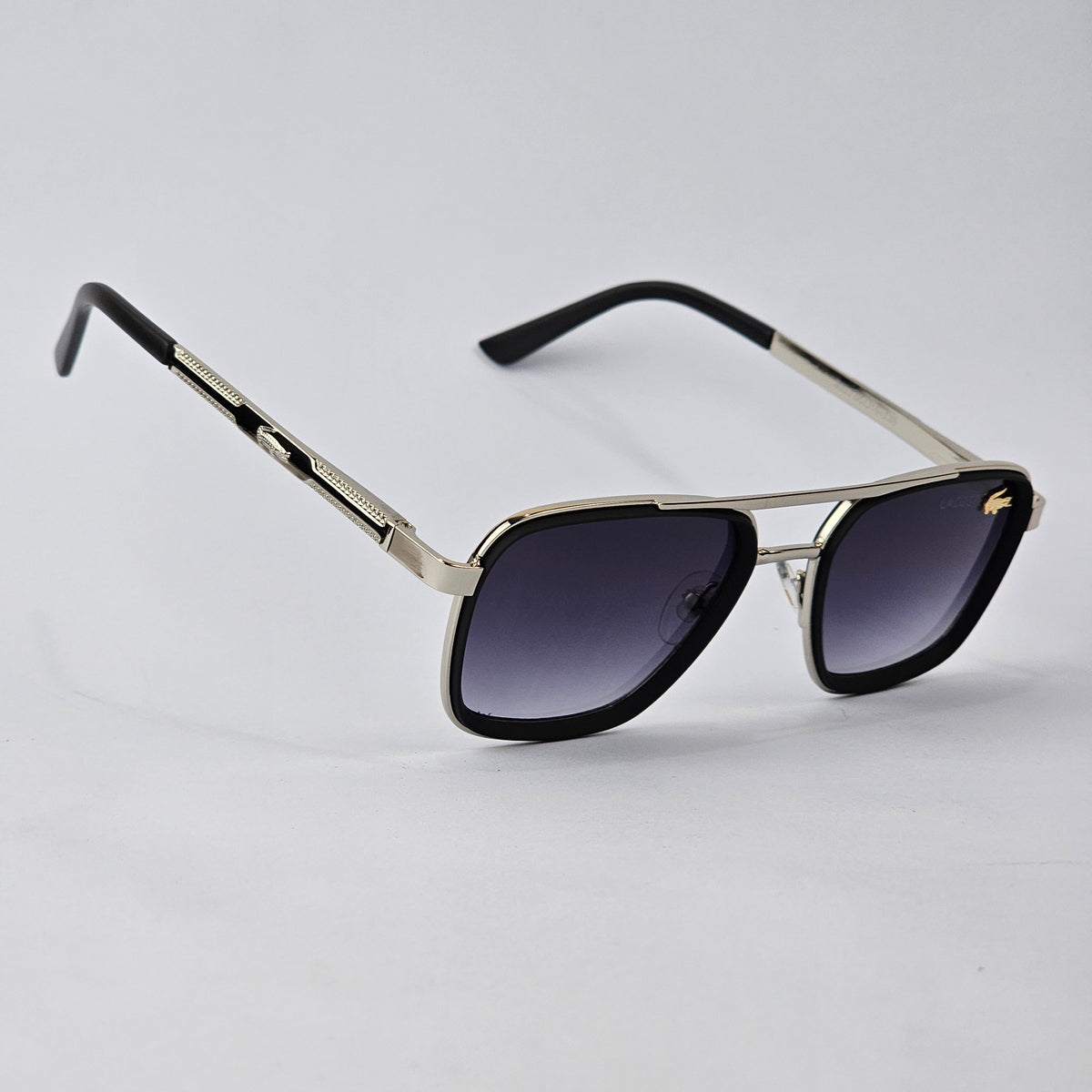 Square Aviators - Lacoste - 9003 - Silver - Unisex