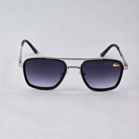 Square Aviators - Lacoste - 9003 - Silver - Unisex