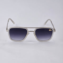 Square Aviators - Lacoste - 9003 - Silver/White - Unisex