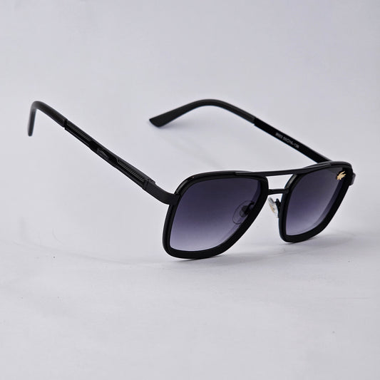 Square Aviators - Lacoste - 9003 - Black - Unisex