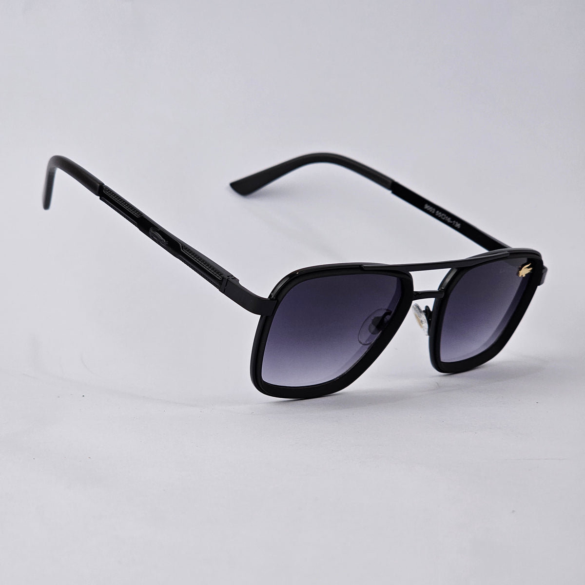 Square Aviators - Lacoste - 9003 - Black - Unisex