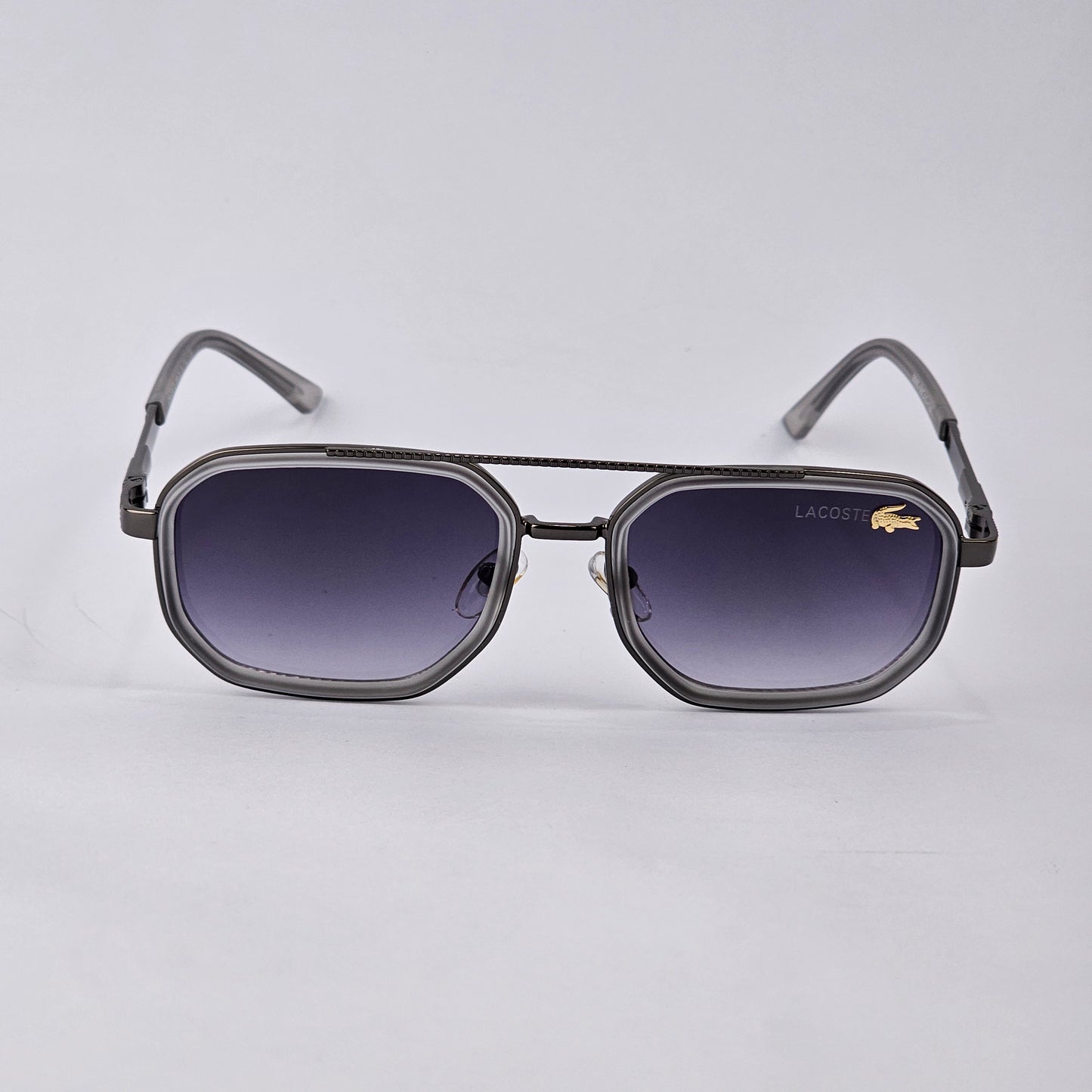 Sleek - Lacoste - 9005- Gun Metal/White - Unisex
