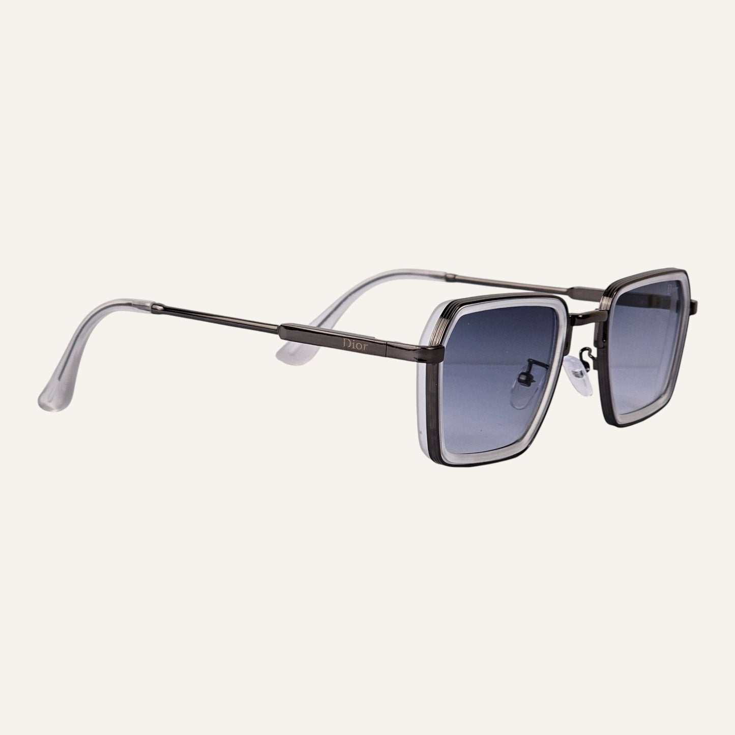 Squared - Dior - Y2155 - Gun Metal/Transparent
