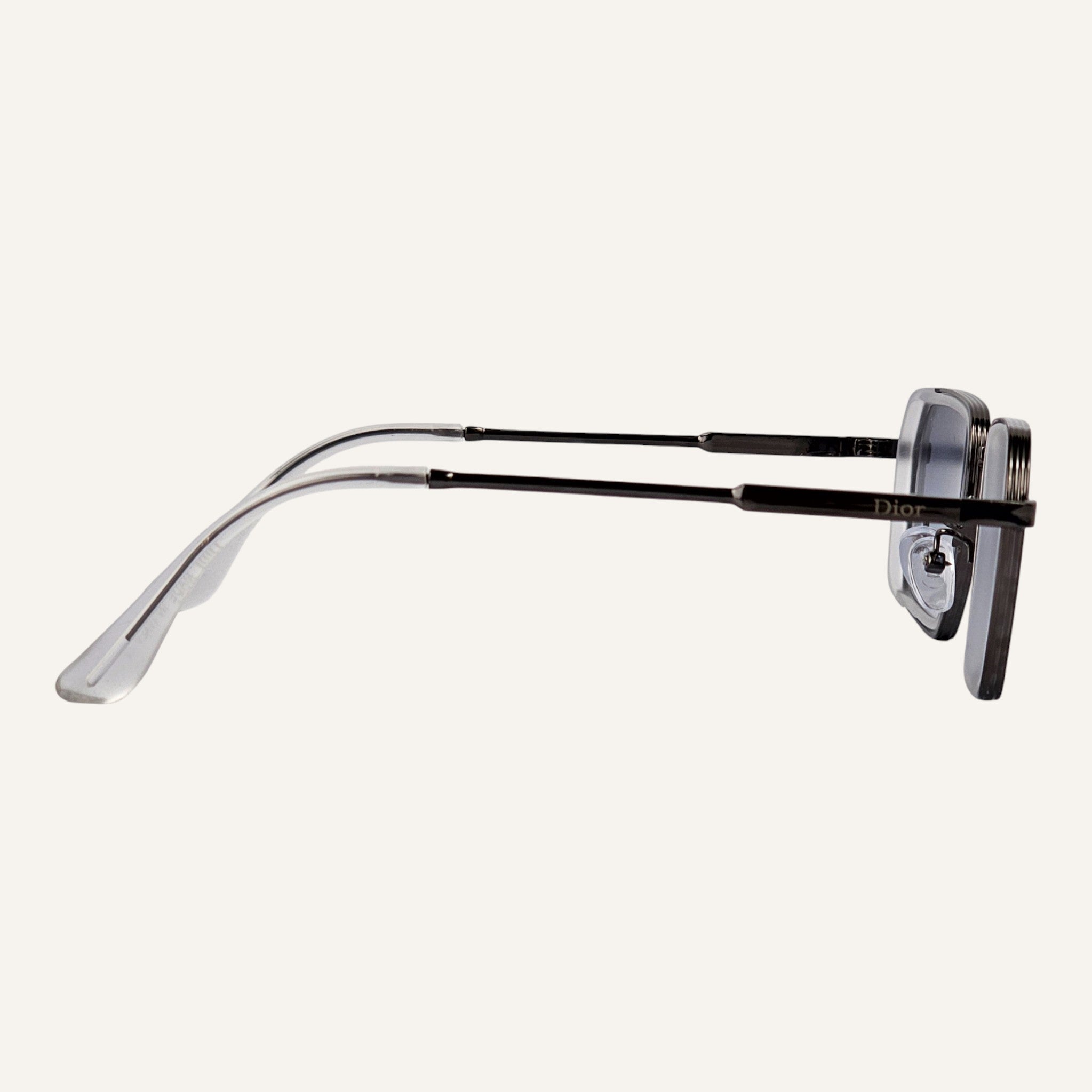 Squared - Dior - Y2155 - Gun Metal/Transparent
