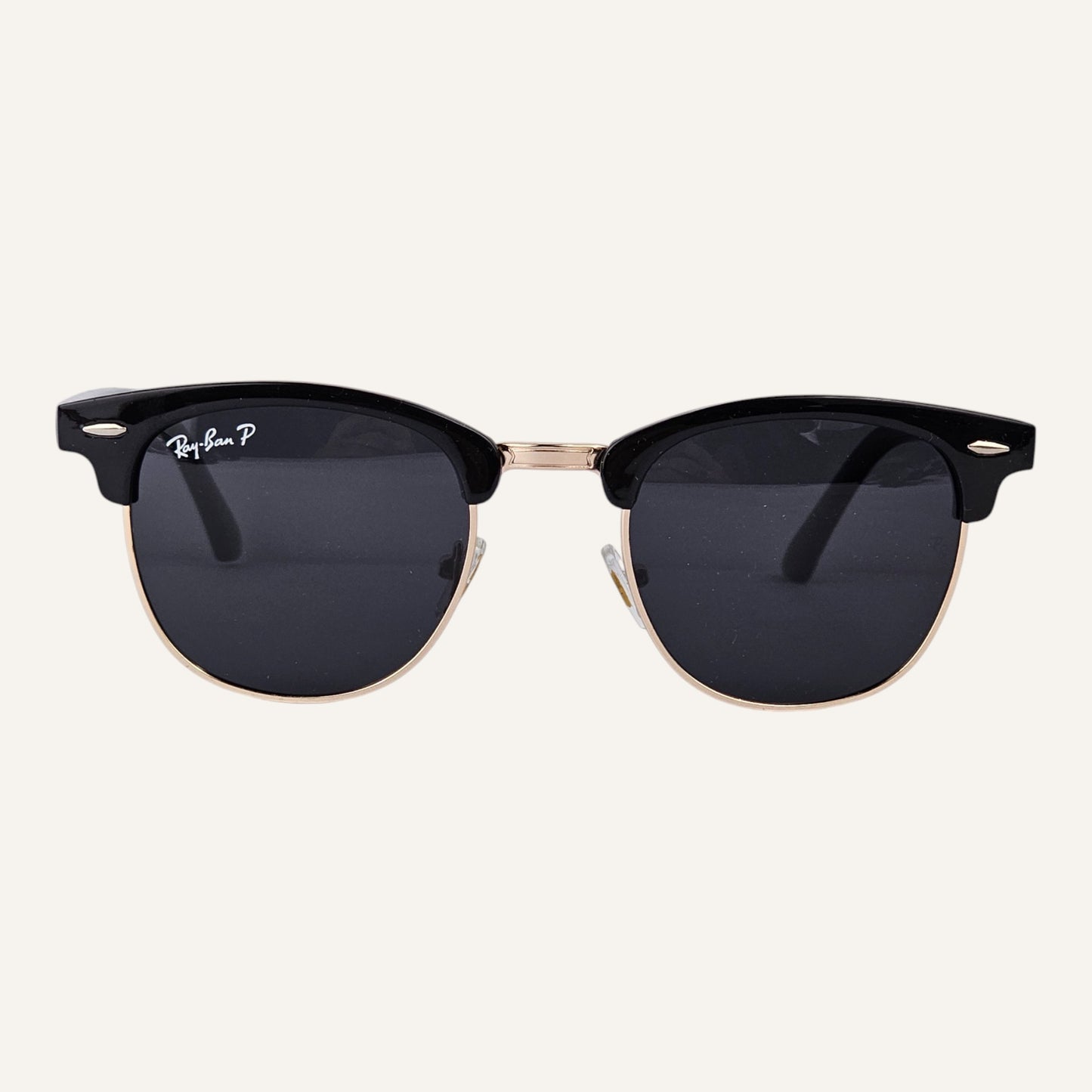 Club Master Round - RB - 3016 - Gold (Polarised) - Unisex