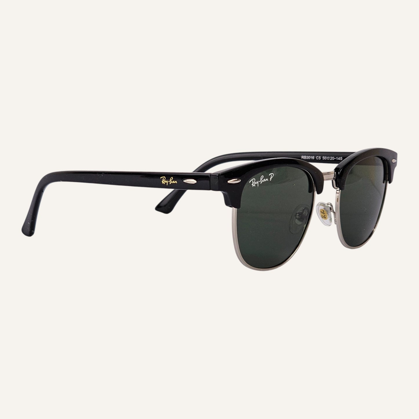 Club Master Round - RB - 3016 - Silver (Polarised) - Unisex
